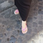 My sister and her nice shoes